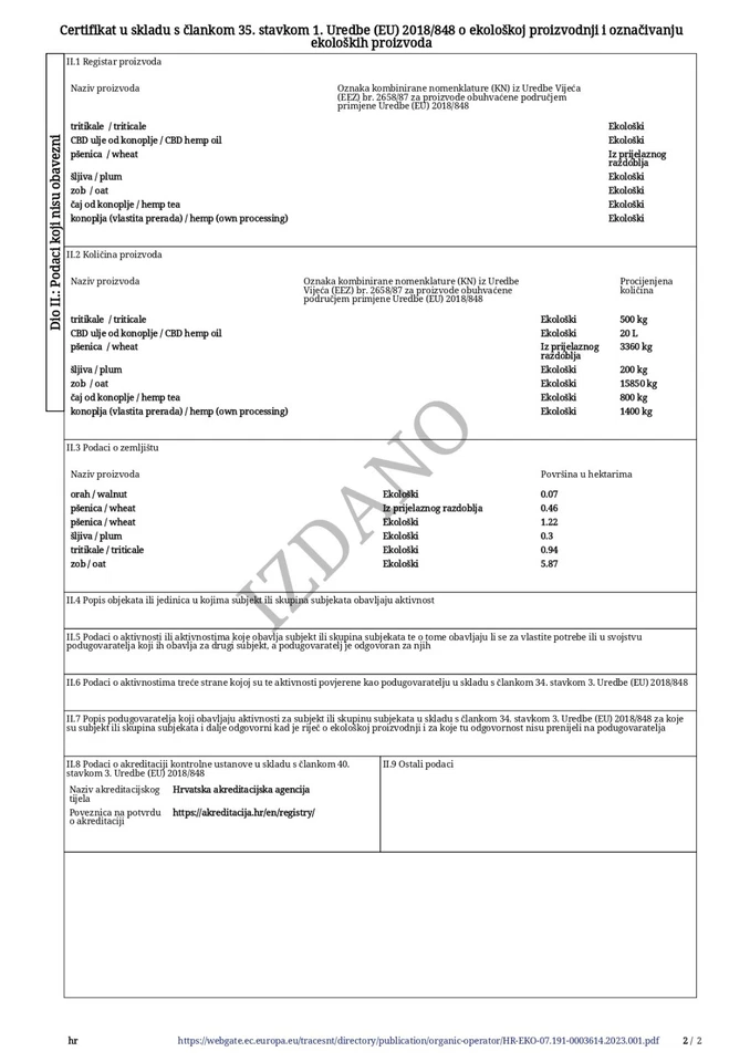 Hanftee - 100% Bio Hanf Kräutertee 40g - Bild 2 von 4