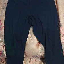 Women's Black Solid Leggings Regular Size Ankle Style