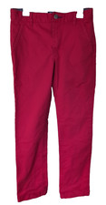Gap Kids Boy's Red Chino Pants Size 12 Skinny Fit Holiday