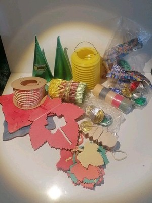 DDR Silvester Feier Party Girlanden Lampion Papierschlangen Konvolut