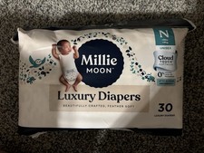 millie moon luxury diapers size newborn 30 count