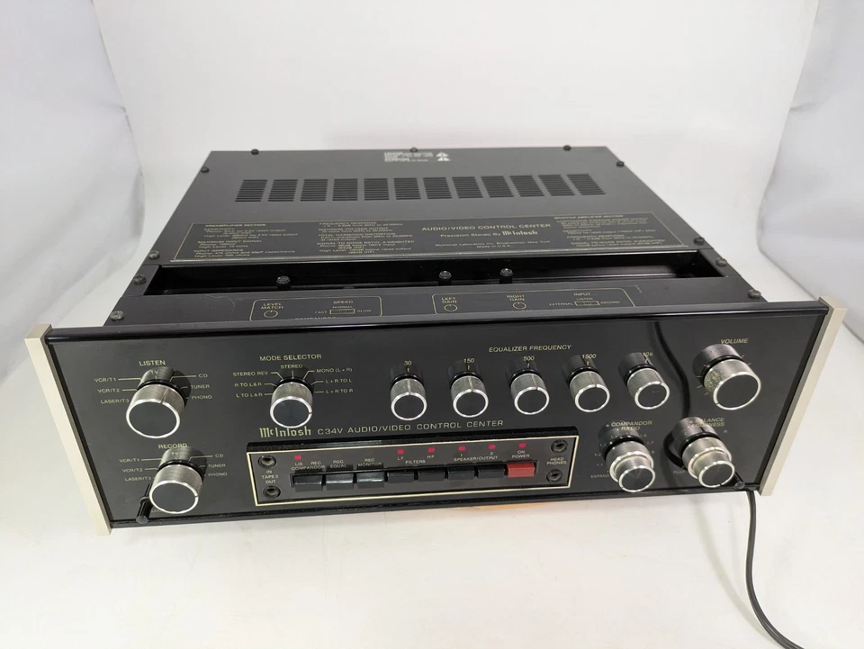 McIntosh C34V Audio/Video Control Center Stereo Preamplifier Tested R3259 - image 2 of 4