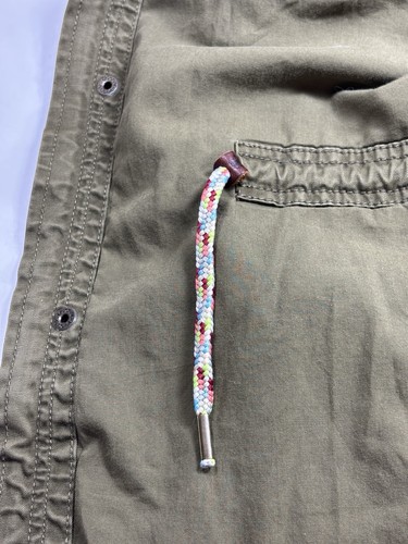 Gilet utility Maison Scotch by Scotch & Soda Cargo verde oliva coulisse media - Foto 6 di 15
