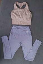 Gymshark Women'sActivewear Set Bra Leggings Athletic Workout Wear Sz S