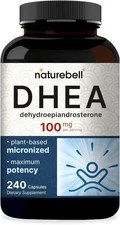 NatureBell DHEA 100mg, 240 Capsules | Max Strength, Micronized Grade for... 
