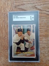 1957 Topps Mickey Mantle, Yogi Berra #407
