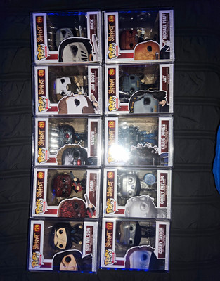 Funko Pop! Rocks Slipknot Mixed Lot 10 Vinyl Figures Boxed Original Unopened