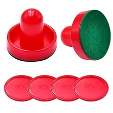 TOSAMZOO 1 Set Mini Air Hockey Pushers and Air Hockey Pucks Great Goal Handle...