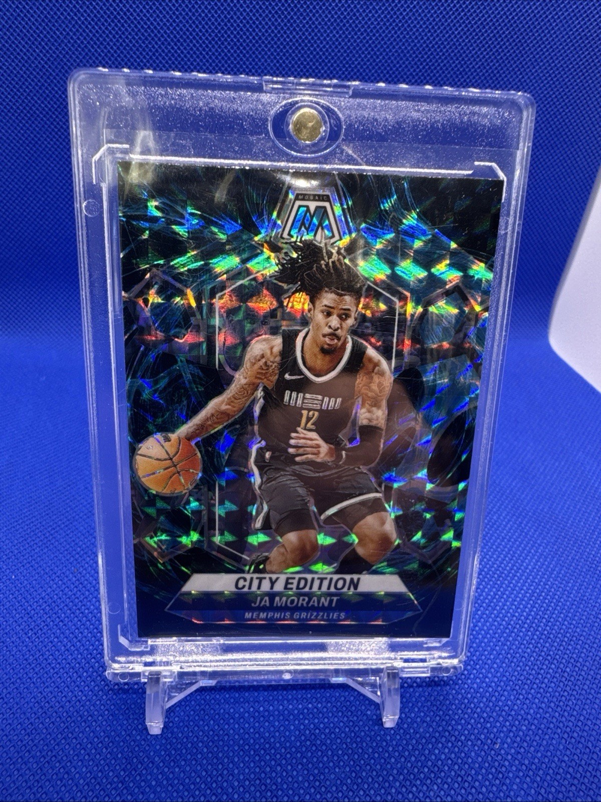 2023-24 Panini Mosaic City Edition Genesis Prizm #288 Ja Morant SSP