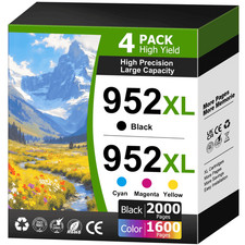 952 XL 952XL Ink Cartridges Compatible for HP 952XL Ink Cartridges 4 Pack