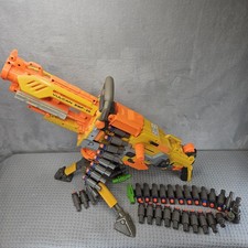 Hasbro NERF C-044A N-Strike VULCAN EBF-25 Dart Blaster 2 Clips Loaded Tested