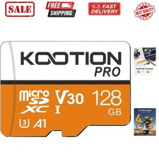 128GB UHS-I U3 V30 A1 Micro SD Card - Fast Transfer, Water-Resistant  Compact