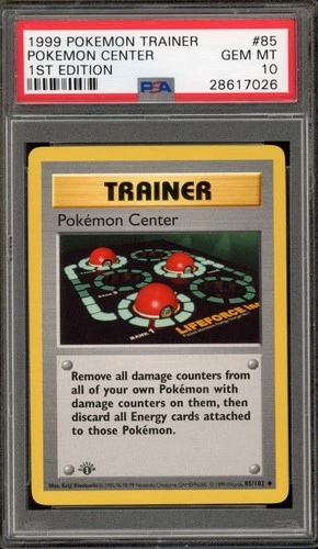 Pokemon Center Stamp Promo Base Set Shadowless 1st Edition #85 PSA 10 Gem Mint