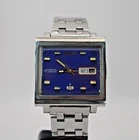 1970's Men's Seiko President Automatic Seiko 5 Watch, Vintage Square Dial Rare