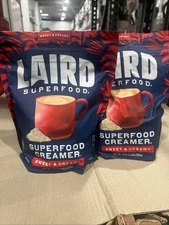 2 Packs Laird Superfood Superfood Creamer Sweet & Creamy XL Bag 2 LB Each = 4 LB