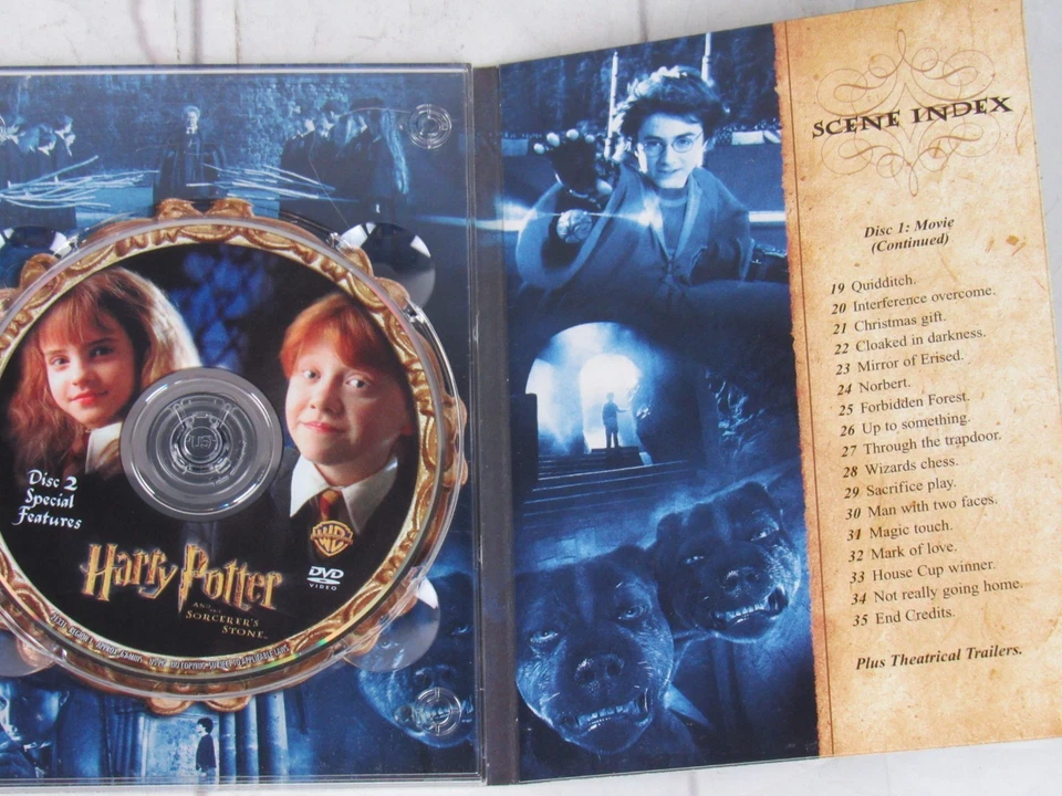Harry Potter and the Sorcerer's Stone, Widescreen (DVD, 2001) - Image 3 of 4