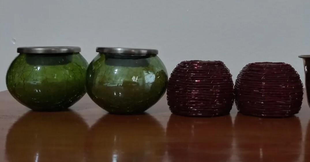 2 tealight candle holder sets - elegant & decorative-image