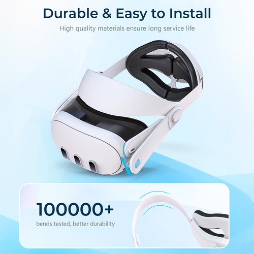 VR Glasses Headset Headband Adjustable Strap Headwear Accessories for Quest 3/3S - Picture 7 of 7