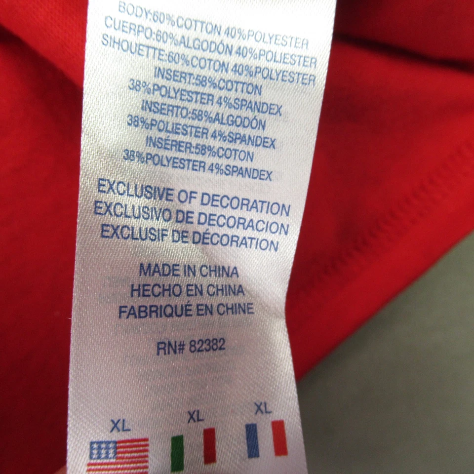 Champion Shirt Boys XL Short Sleeve Crew Neck Lightweight Outdoors Red - Image 4 of 4