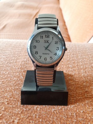 OROLOGIO DA POLSO SK QUARTZ WATER RESISTANT VINTAGE -WATCH SK QUARTZ WATER  RESI | eBay