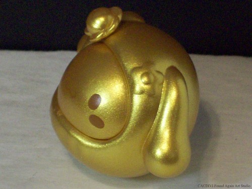 Mini figura Daruma perro dorado Toptoy personajes de Sanrio cachorro juguete de 1" - Imagen 3 de 9