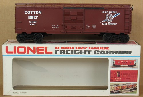 Lionel 9414 Cotton Belt Boxcar Spur O NOS