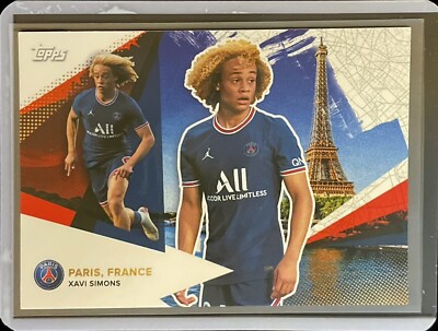 Xavi Simons - 2022 Topps PSG Team Set - Paris, France