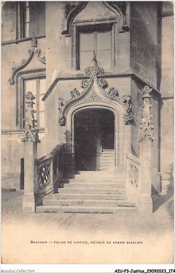 AIUP3-0302 - Justiz - Beauvais - Palais De Details Of The Great Esca
