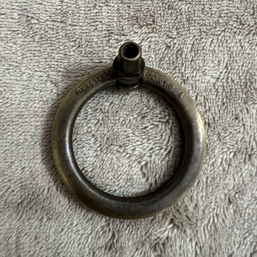 Oil Rubbed/Antique Brass Ring Pulls Hardware Cabinet Drawer Furniture Handle - Picture 3 of 6