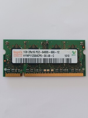 Hynix 1GB 2Rx16 PC2-6400S-666-12 HYMP112S64CP6-S6 AB Memory RAM | eBay