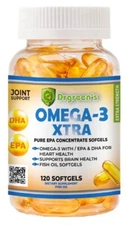 Ultra Pure Omega 3 Fish Oil+DHS+EPA 2600mg per serving, , Joint SUPPORT XL  120