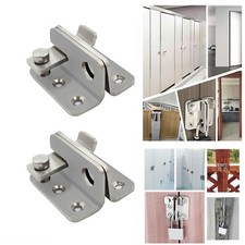 2 Flip Latch with Padlock Hole Safety Door Heavy Duty Shed Slide Bolt Latch Lock