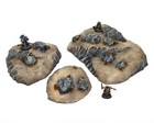 Modular Desert Outcroppings Terrain (3 Pieces) for RPGs & Wargames – DnD, Warham