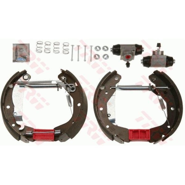 TRW Bremsbackensatz Bremsbacken Hinten FüR Opel Corsa C F08 F68 Daewoo Lanos-image