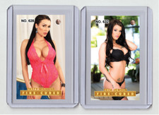 Tarjeta de tabaco Peta Jensen rara curada al fuego MH #'d x/3 no. 632
