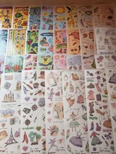 Lot of 31 Sheets of Vintage Paper Adventures Scrapbook Stickers