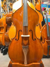 Bucur Ioan 1/4 solid wood double bass violin shape, handmade in Transylvania