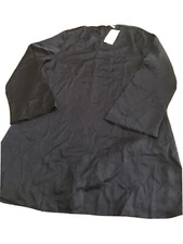 Maryem Acar Crew Unlined Black Dress Size 42