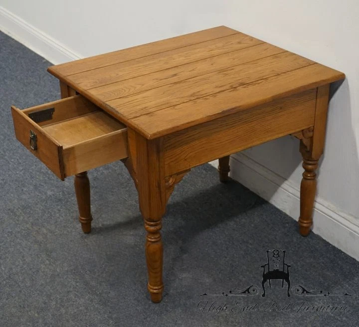 LEXINGTON FURNITURE Solid Oak American Country West Collection 24" Accent End... - Image 4 of 4