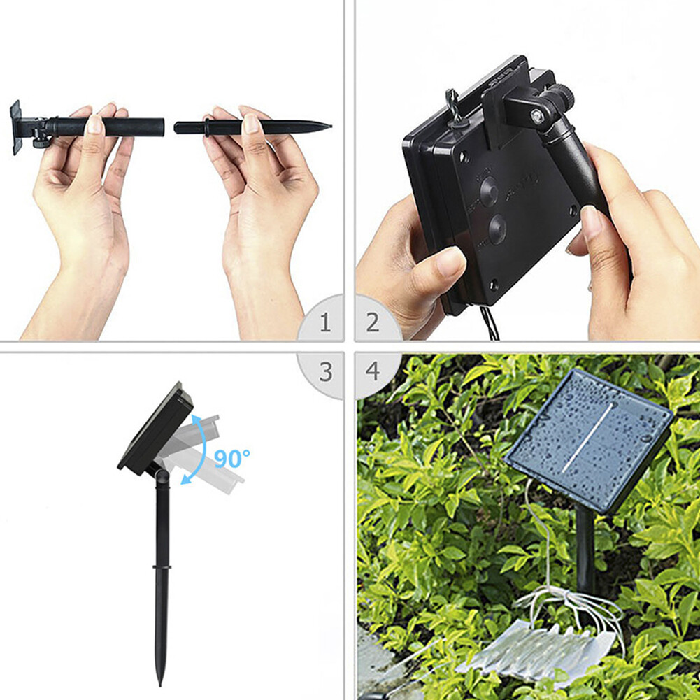 Image 21 - 50-300 LED Solar Fairy String Light Copper Wire Outdoor Waterproof Garden Decor