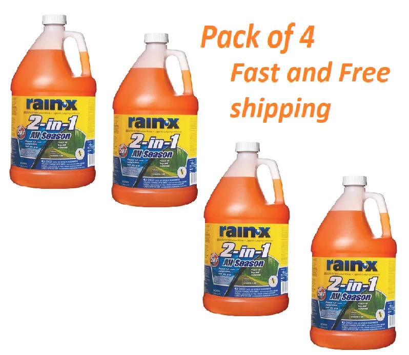 2PKGallon RainX Winter Windshield Washer Fluid, 60 OFF