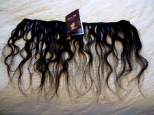 Natural Human  Black  Hair Extensions 1pc  26"x 16" Long
