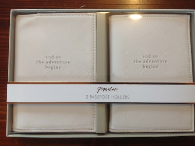Paperchase 2 Hochzeitspass Set. Und so beginnt das Abenteuer