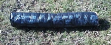 6" x 4' R6 Insulated Duct Black Polyester Jacket Class 1 Heating/AC / Venting