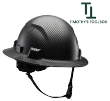 Lift Safety Black  iDAX HDPE Full Brim Non-Vented Hard Hat- Class E