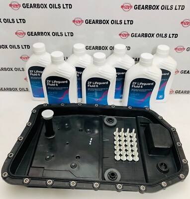 GENUINE BMW ZF 6 SPEED AUTOMATIC GEARBOX E60 E90 SUMP PAN 7L OIL LIFEGUARD 6
