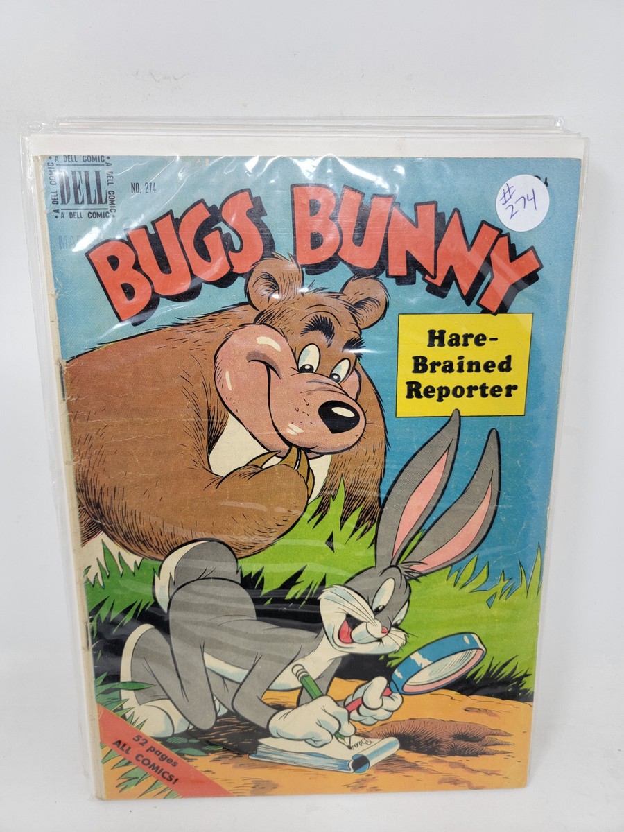 FOUR COLOR COMICS #274 BUGS BUNNY HARE-BRAINED *1950* DELL GOLDEN