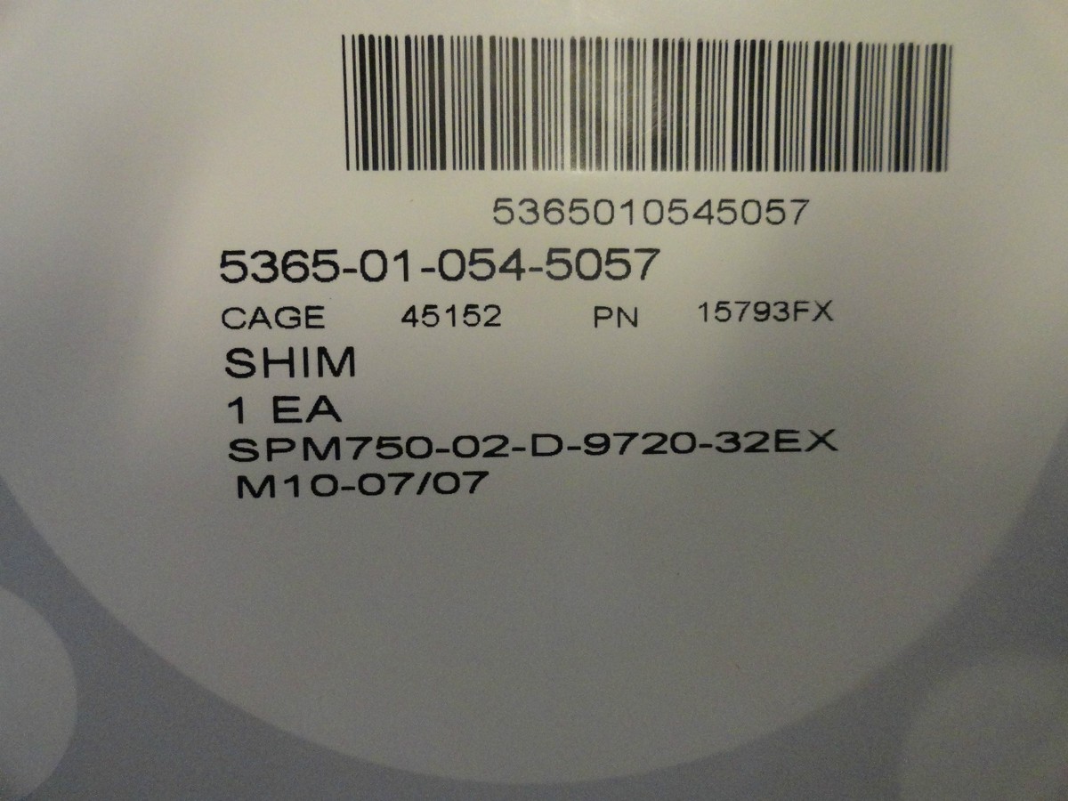 Oshkosh Front Steer Axle Ball Socket Shim .005
