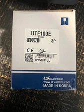 02050011UL 100A 3P UL489 Circuit Breaker, LS Electric UTE100E-FTU-100A-3P-LL-UL