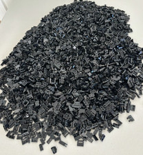 ¡¡ENVÍO GRATIS!! LEGO ENORME Lote de 400 NEGRO 1x2 Placa Azulejo Parrilla Mango Piezas Mezcla